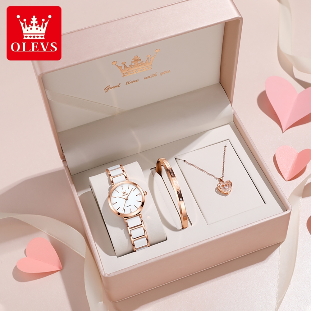 Women Accessories Gift Box - OLEVS femmes montre 5877 luxe élégant