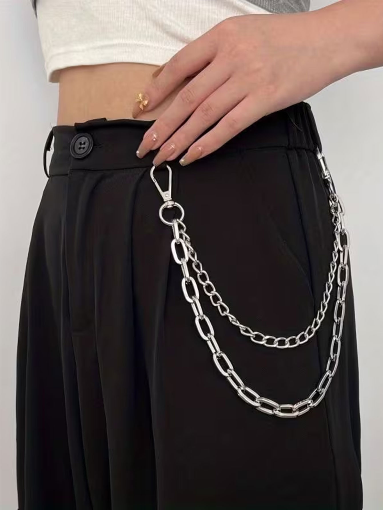 Women'S Jeans Accessories Chain - Chaîne de taille unisexe style punk