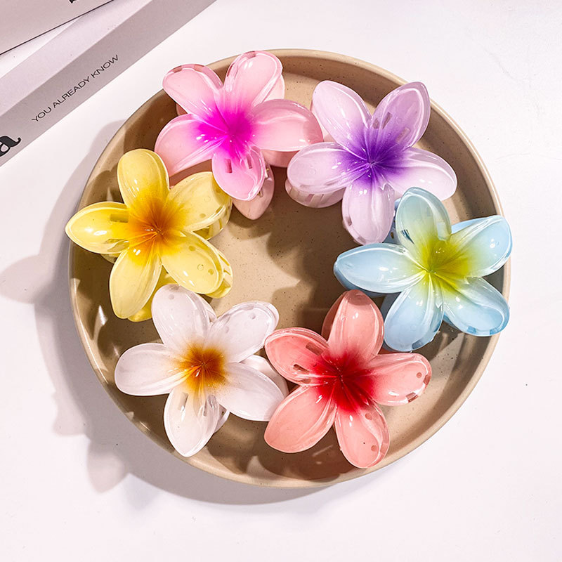 Women Accessories In Wholesale - 1/6 pièces 8CM femmes fleur pinces