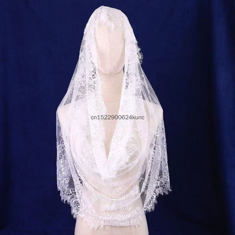 Women Accessories India - Voile de mariée musulman brodé pour