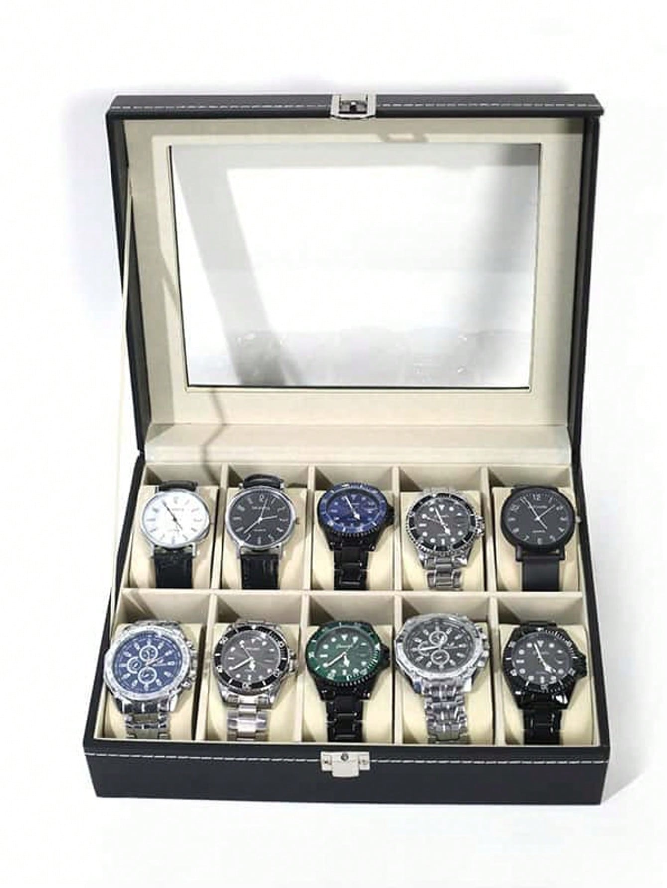 Women Accessories Gift Box - Boîte à montres en cuir avec