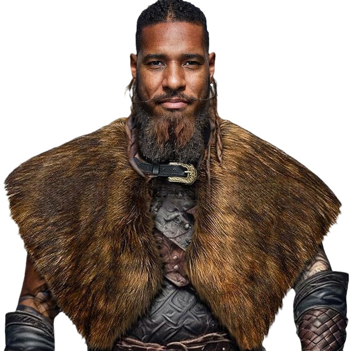 Women'S Viking Accessories - Col de fourrure vêtements d'hiver roi