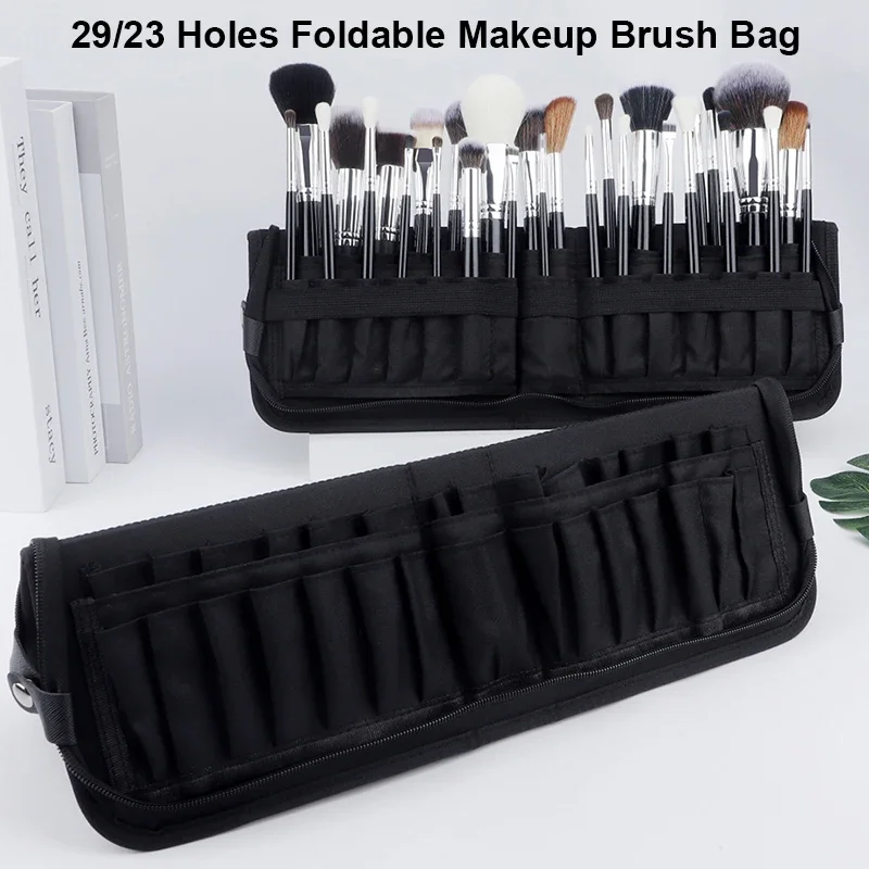Women Accessories Organizer - 29/23 trous pliable maquillage brosse sac