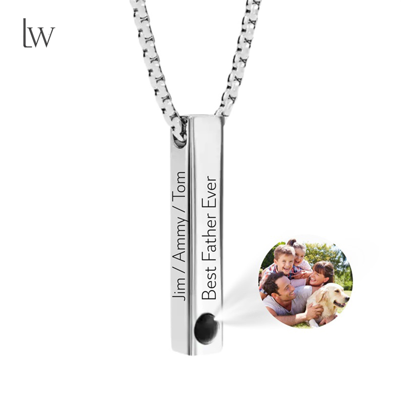 Women Accessories Gift Box - Collier avec nom d'image personnalisé, collier