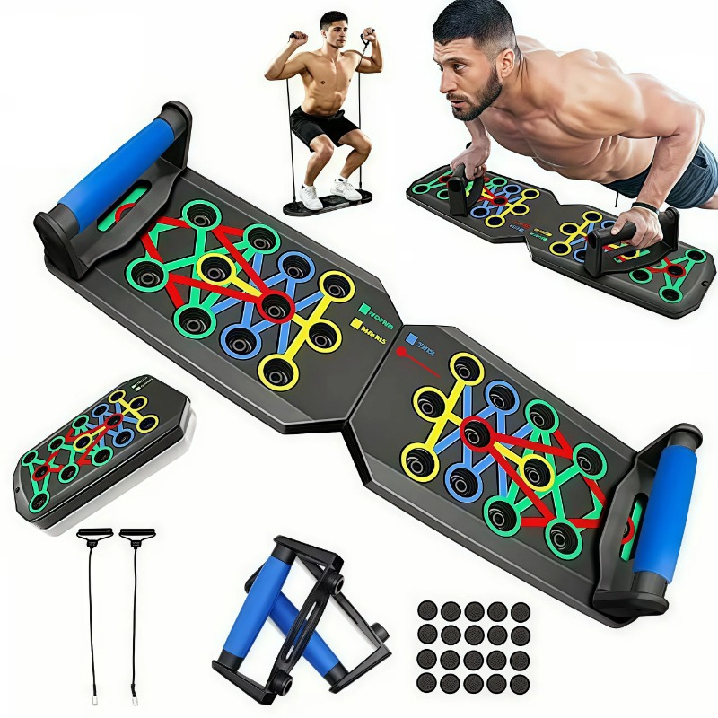 Women'S Exercise Accessories - Planche de musculation pliable avec bandes