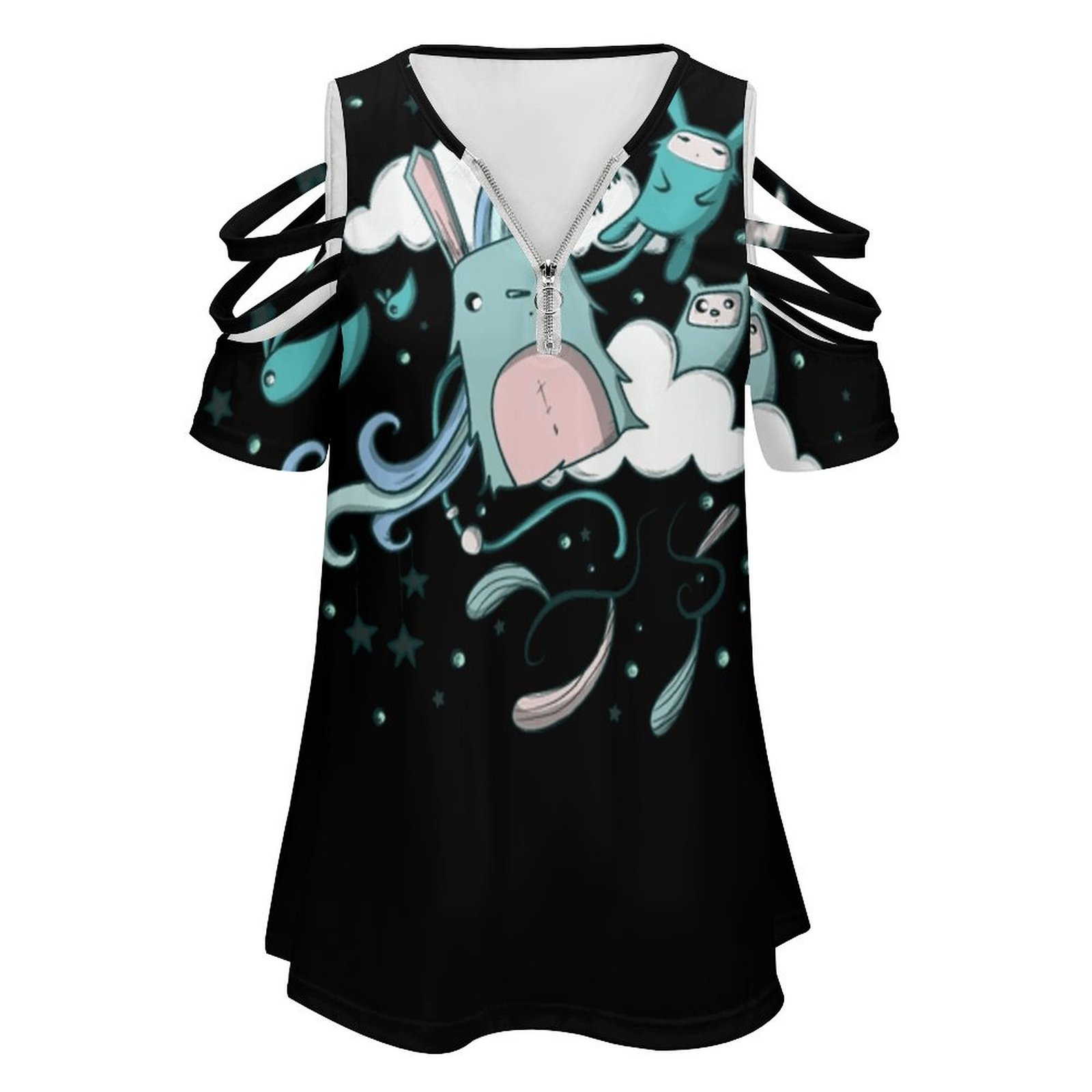 T-shirt imprimé avec fermeture - Women Accessories Vector avis et prix