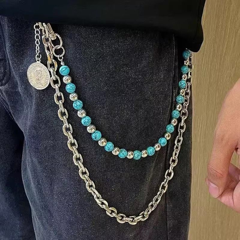 Porte-clés en métal Punk Rock  - Women'S Jeans Accessories Chain avis et prix