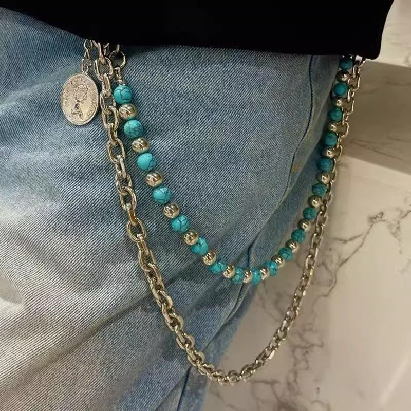 Porte-clés en métal Punk Rock  - Women'S Jeans Accessories Chain avis et prix