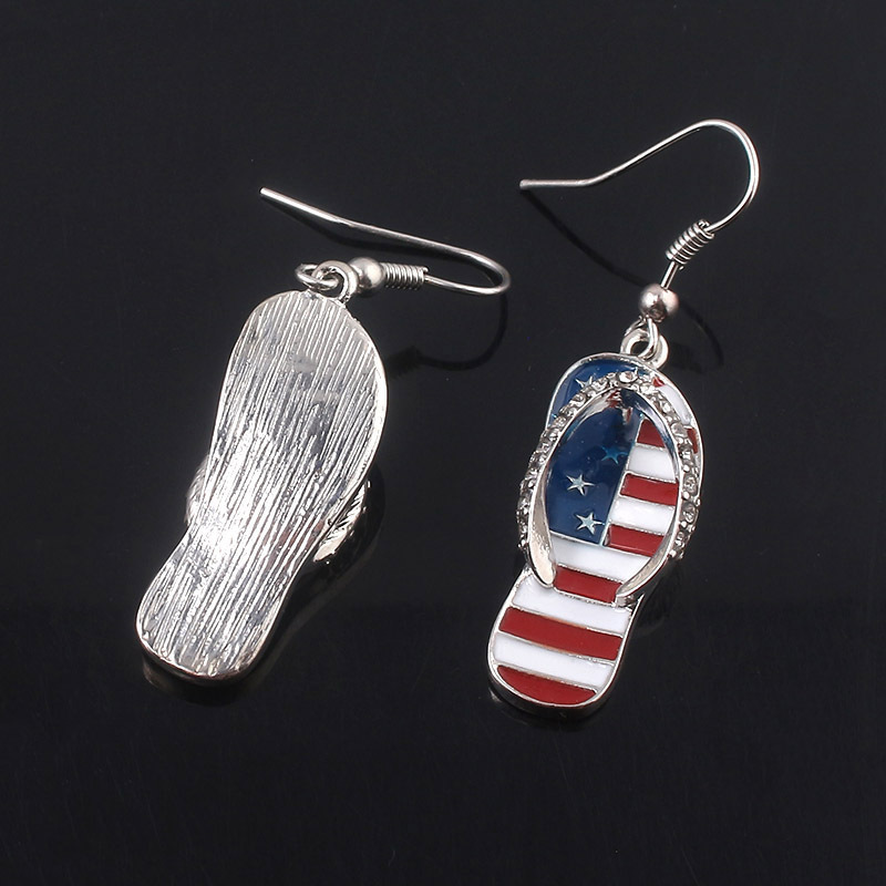 Boucles d'oreilles drapeau amé - Women Accessories Usa avis et prix