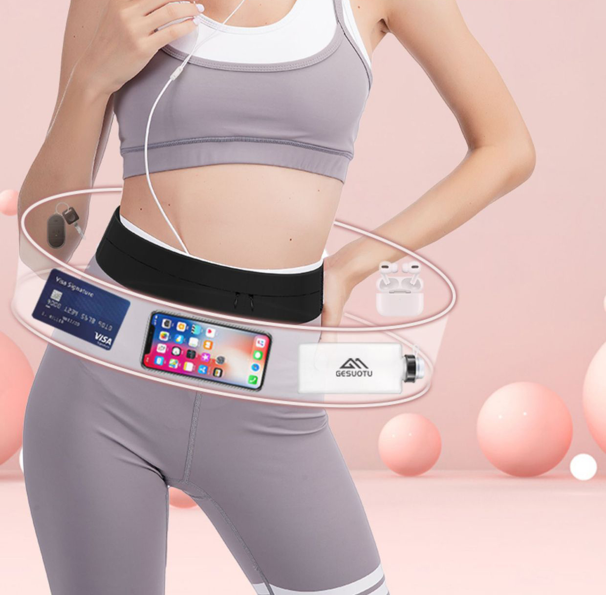 Sac de taille avec ceinture de - Women'S Exercise Accessories avis et prix