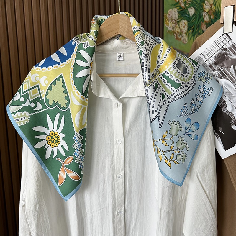 Foulard carré vert bohème moti - Women'S Accessories Handbags avis et prix