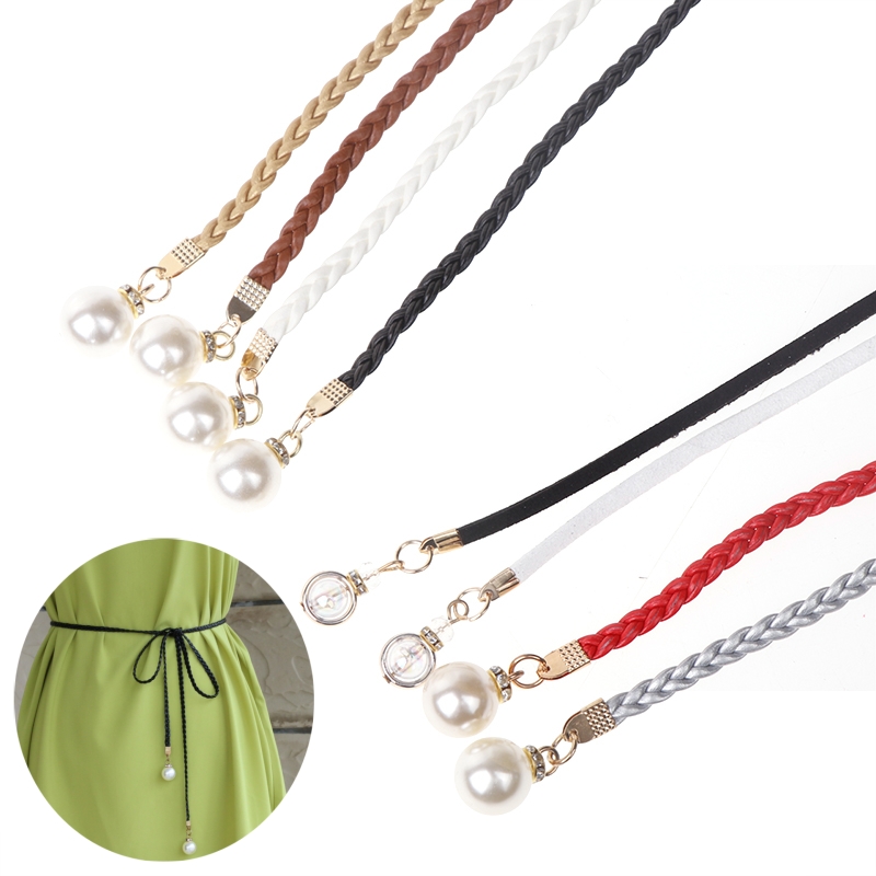 Ceinture tressée en cuir PU ré - Women'S Jeans Accessories Chain avis et prix
