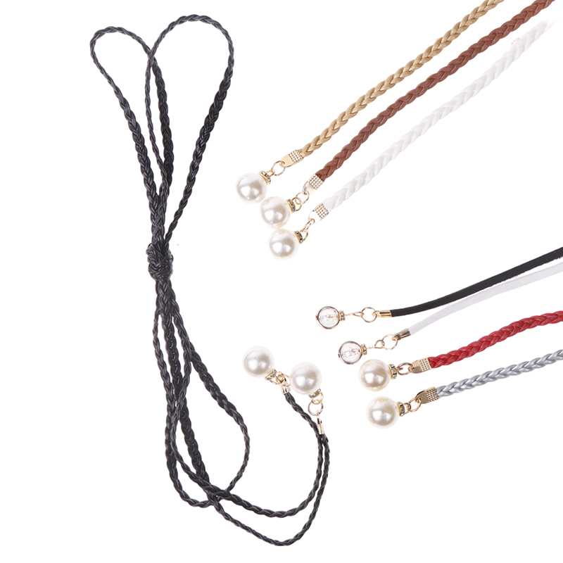Ceinture tressée en cuir PU ré - Women'S Jeans Accessories Chain avis et prix