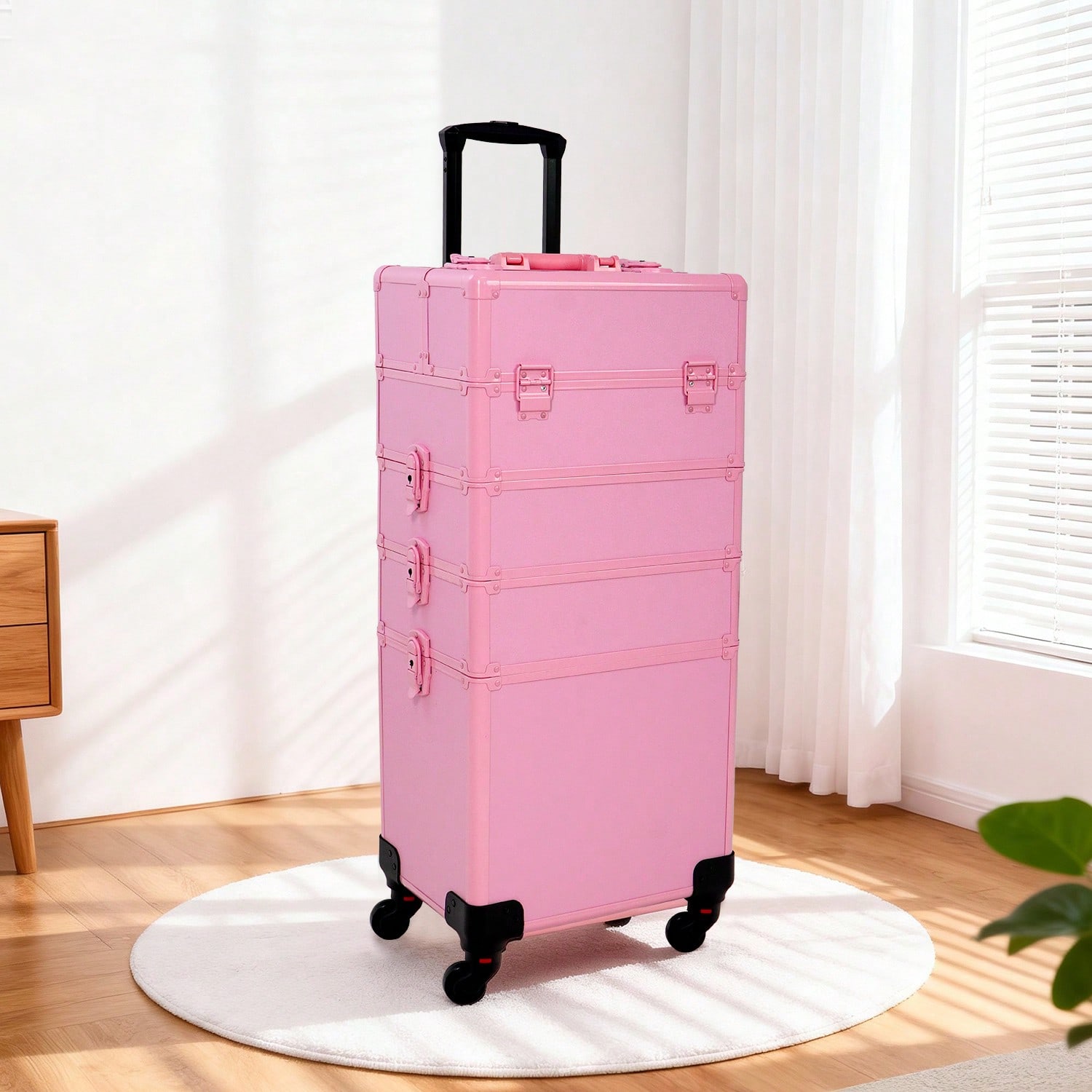 Valise de maquillage à roulett - Women Accessories Organizer avis et prix