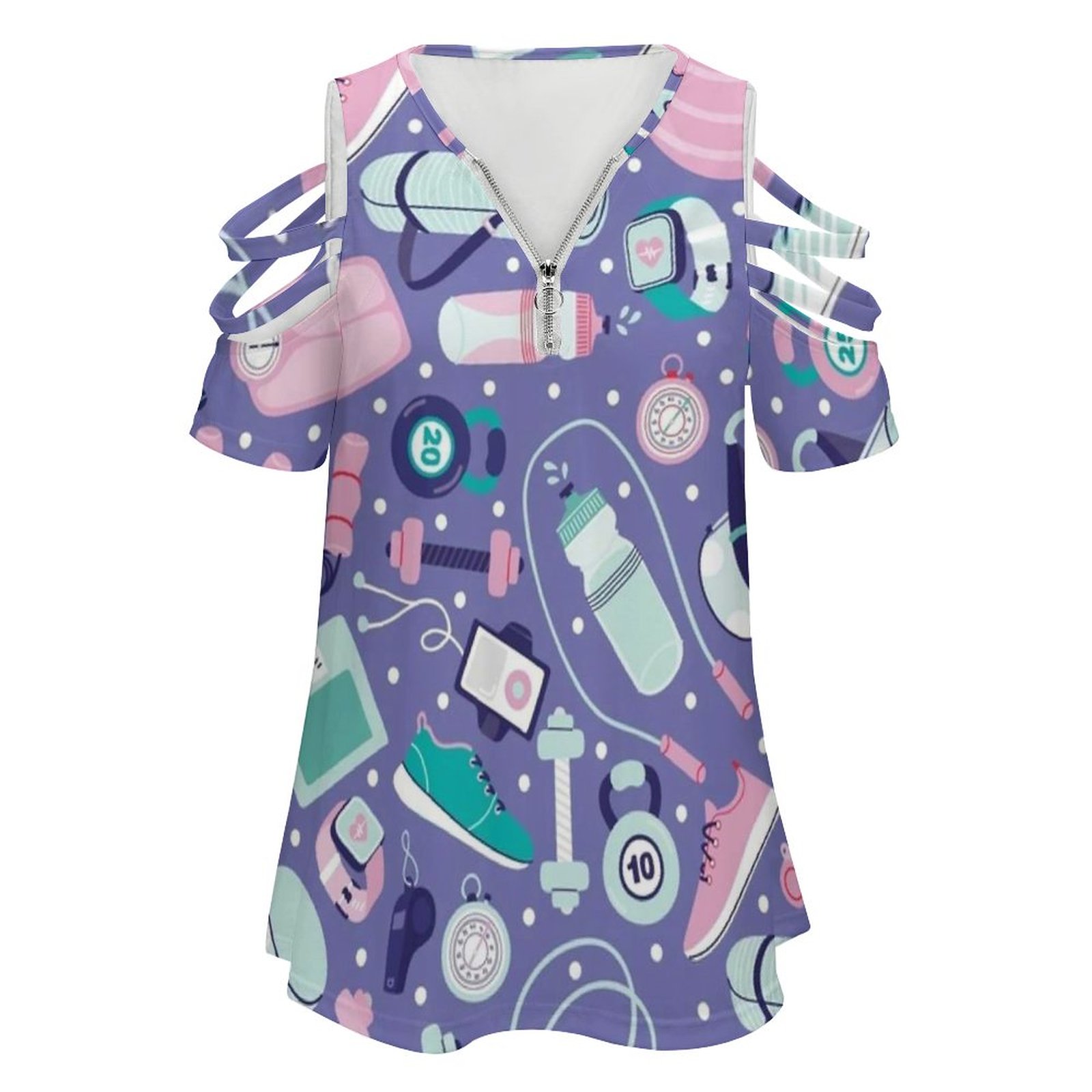 T-shirt à manches courtes et c - Women Accessories Vector avis et prix