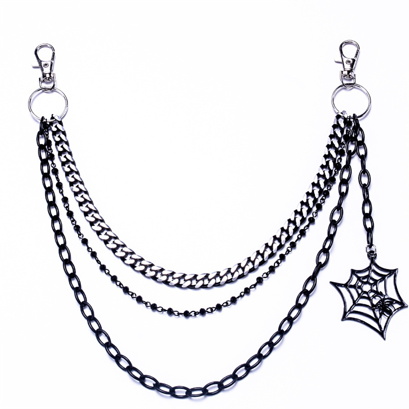 Pantalon en métal argenté noir - Women'S Jeans Accessories Chain avis et prix