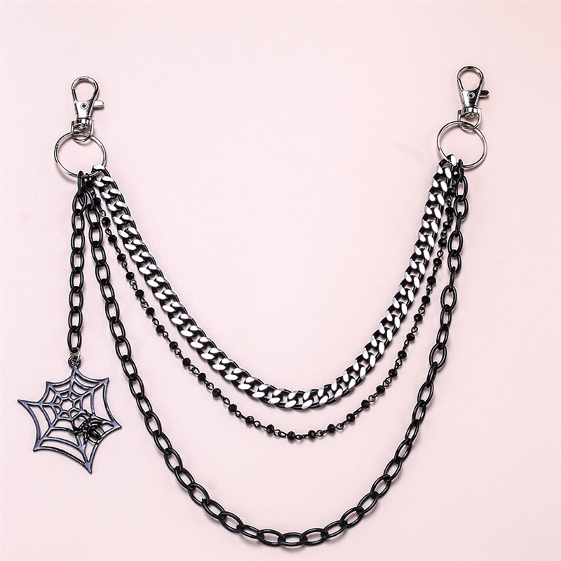 Pantalon en métal argenté noir - Women'S Jeans Accessories Chain avis et prix