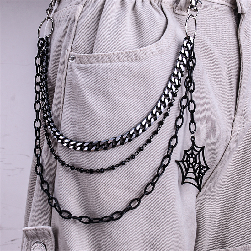 Pantalon en métal argenté noir - Women'S Jeans Accessories Chain avis et prix