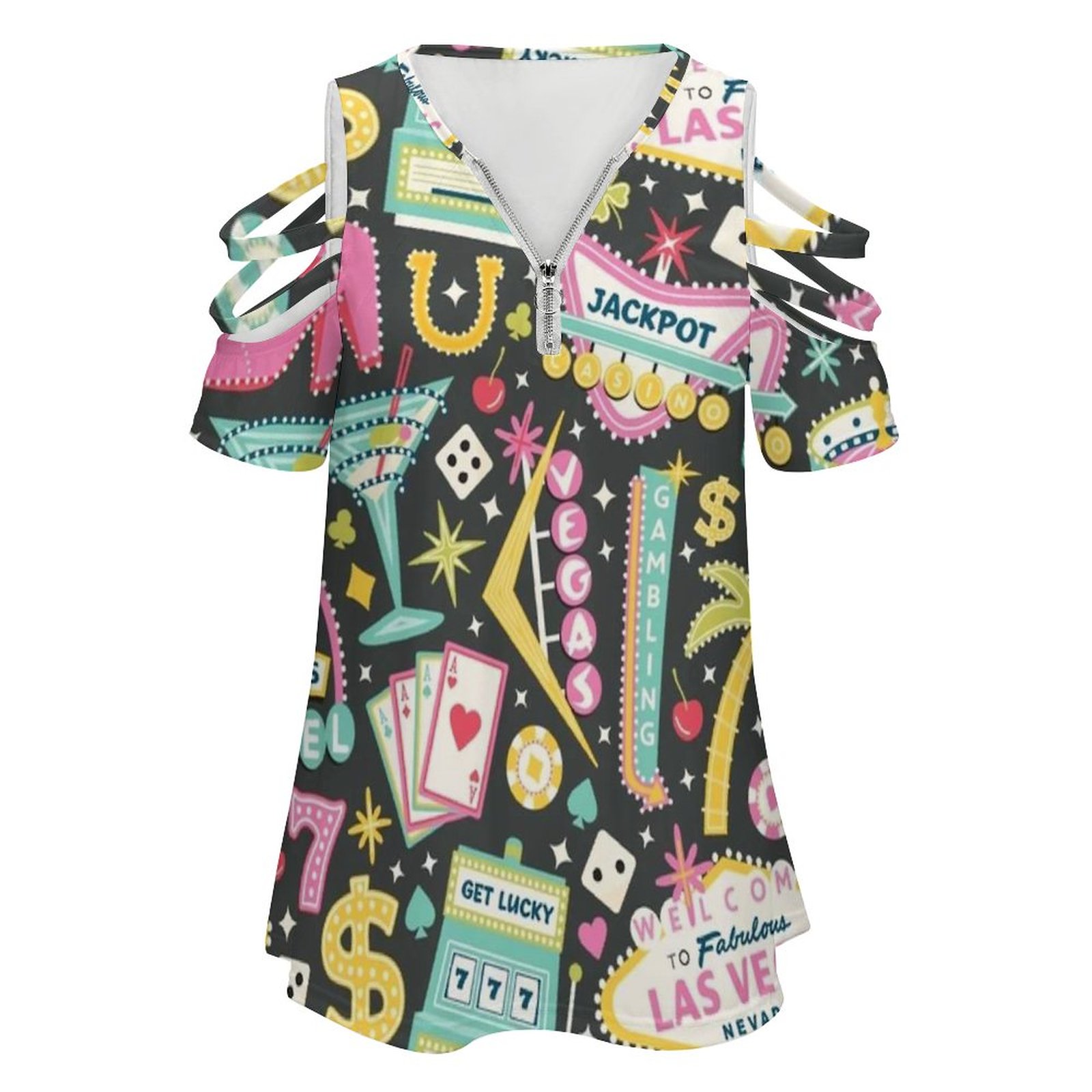 Viva Las Vegas-T-shirt à impri - Women Accessories Vector avis et prix