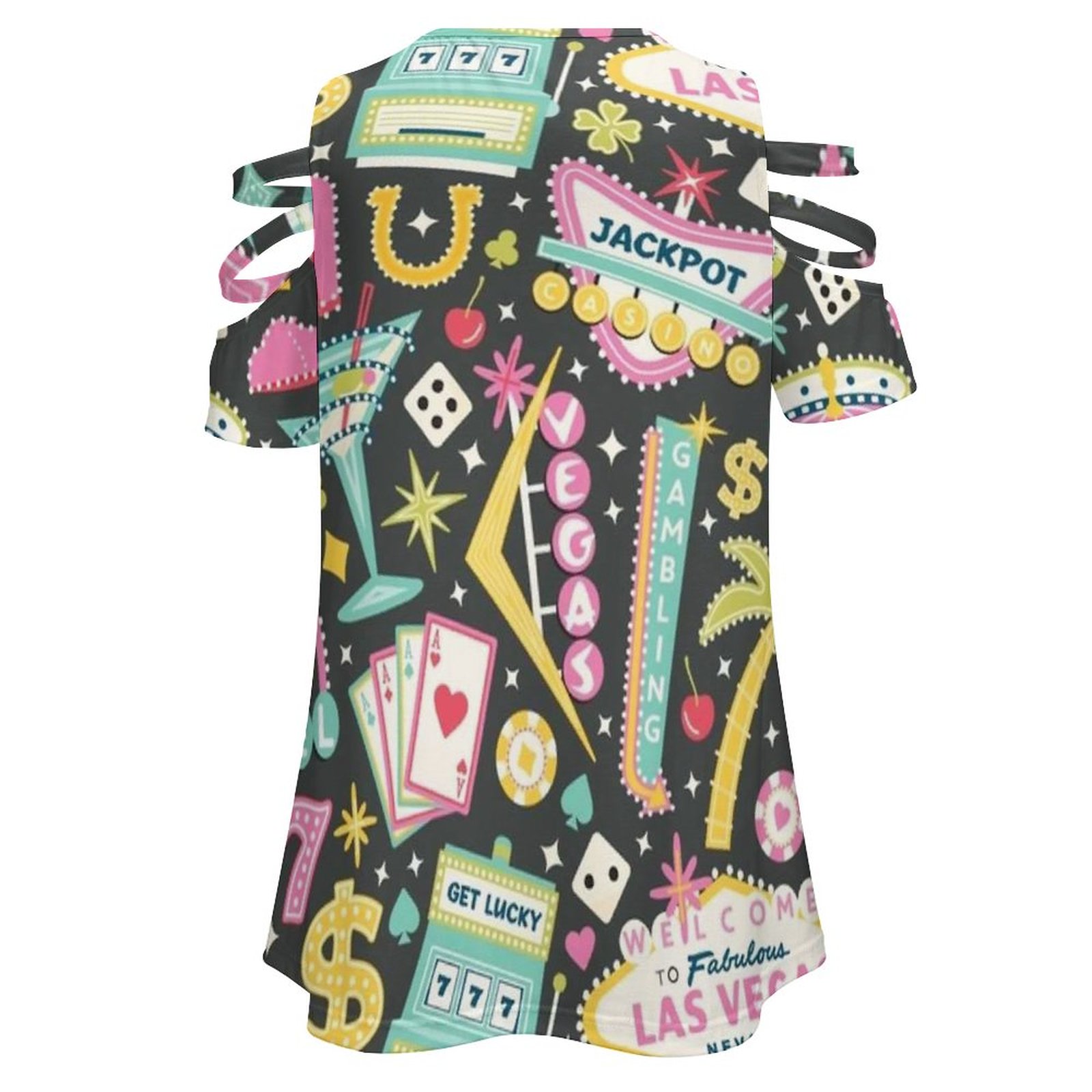 Viva Las Vegas-T-shirt à impri - Women Accessories Vector avis et prix