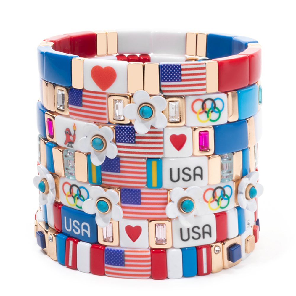 Nouveaux Bracelets Patriotique - Women Accessories Usa avis et prix