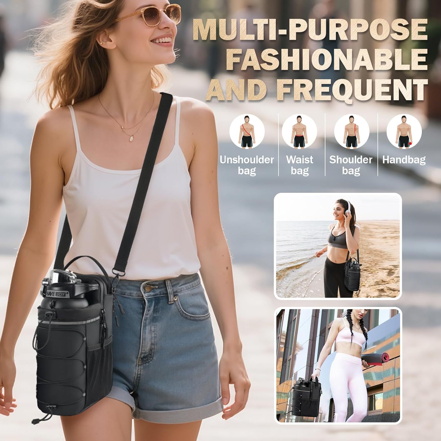 Sac bandoulière magnétique por - Women'S Exercise Accessories avis et prix
